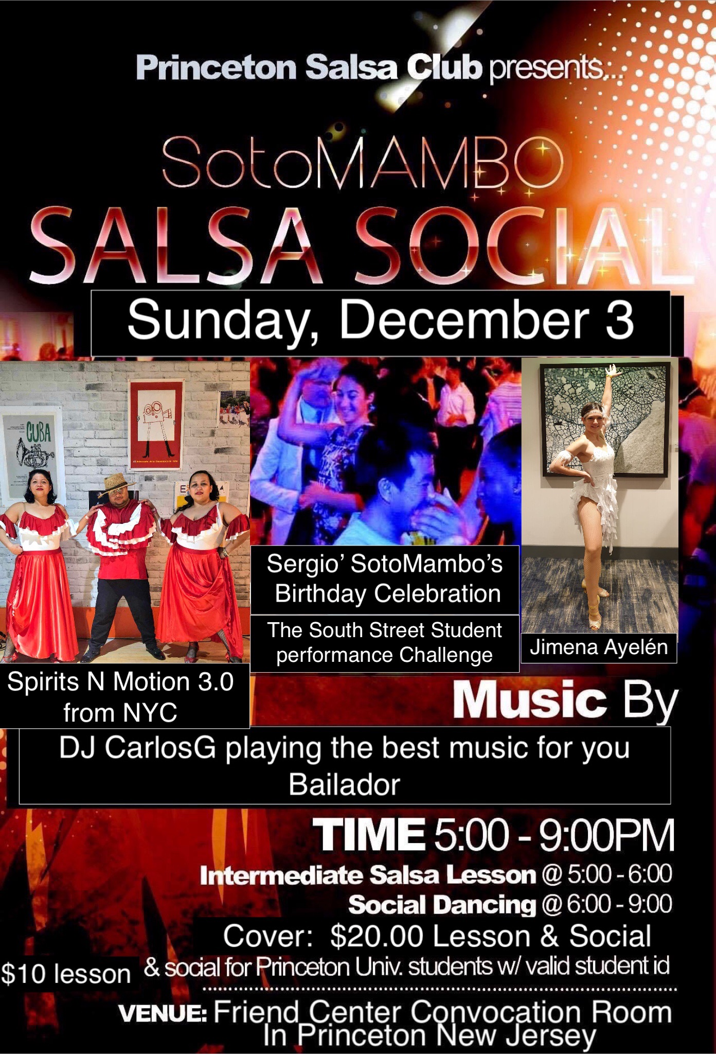 SotoMambo Salsa Social, Sergio’s Birthday Celebration