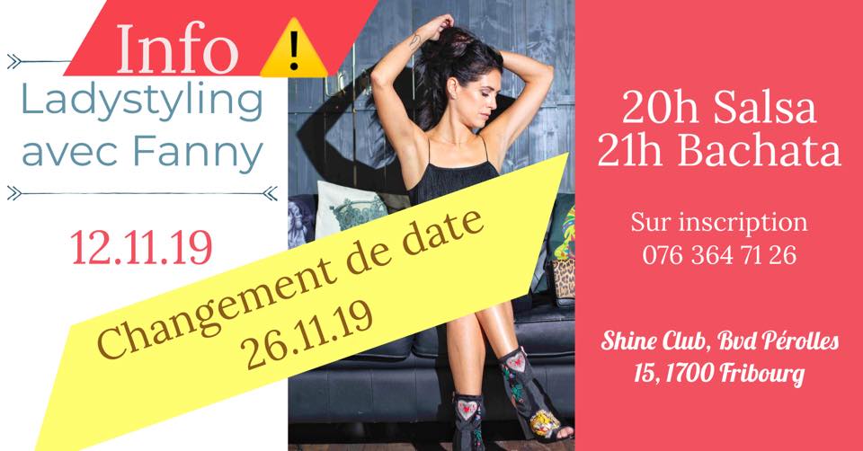 Stage Ladystyling Salsa & Bachata avec Fanny