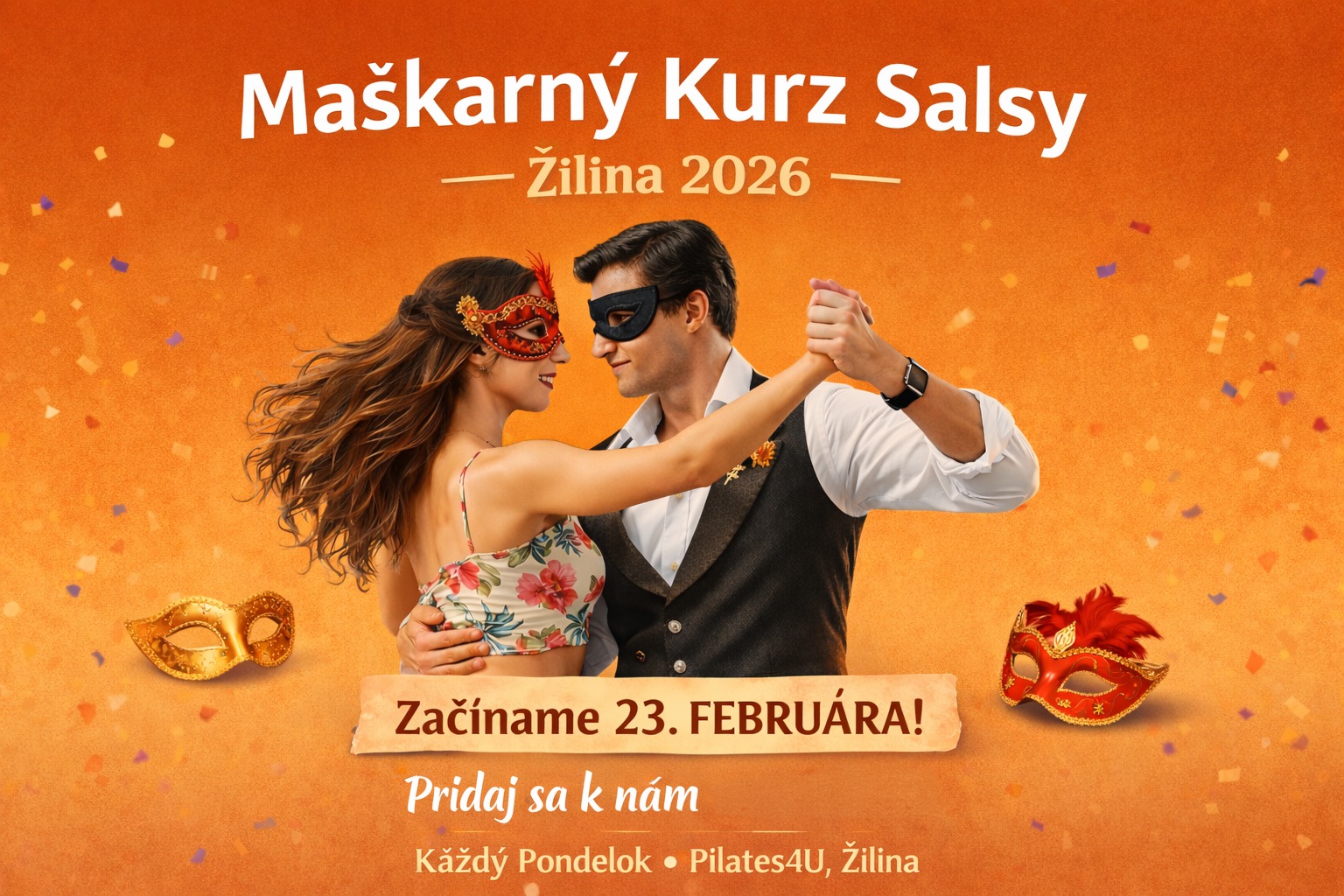 Začni s nami tancovať - párový tanec salsa Žilina