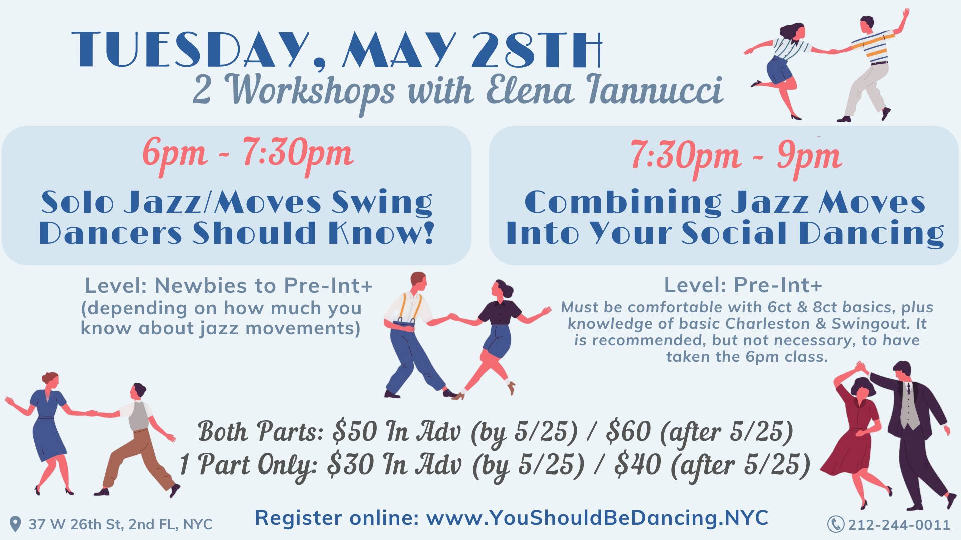 2 Workshops with Elena Iannucci