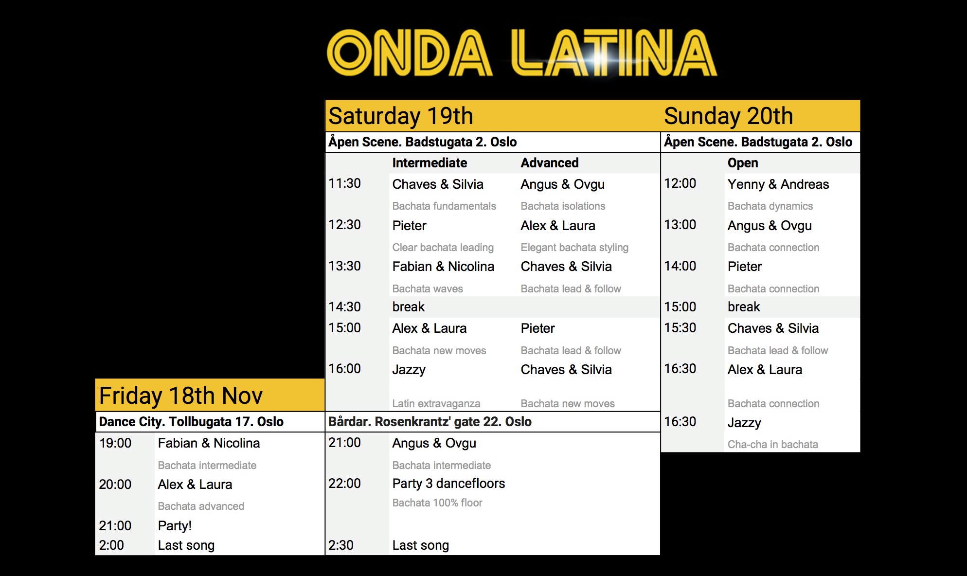 Official - Onda Latina Festival 2016