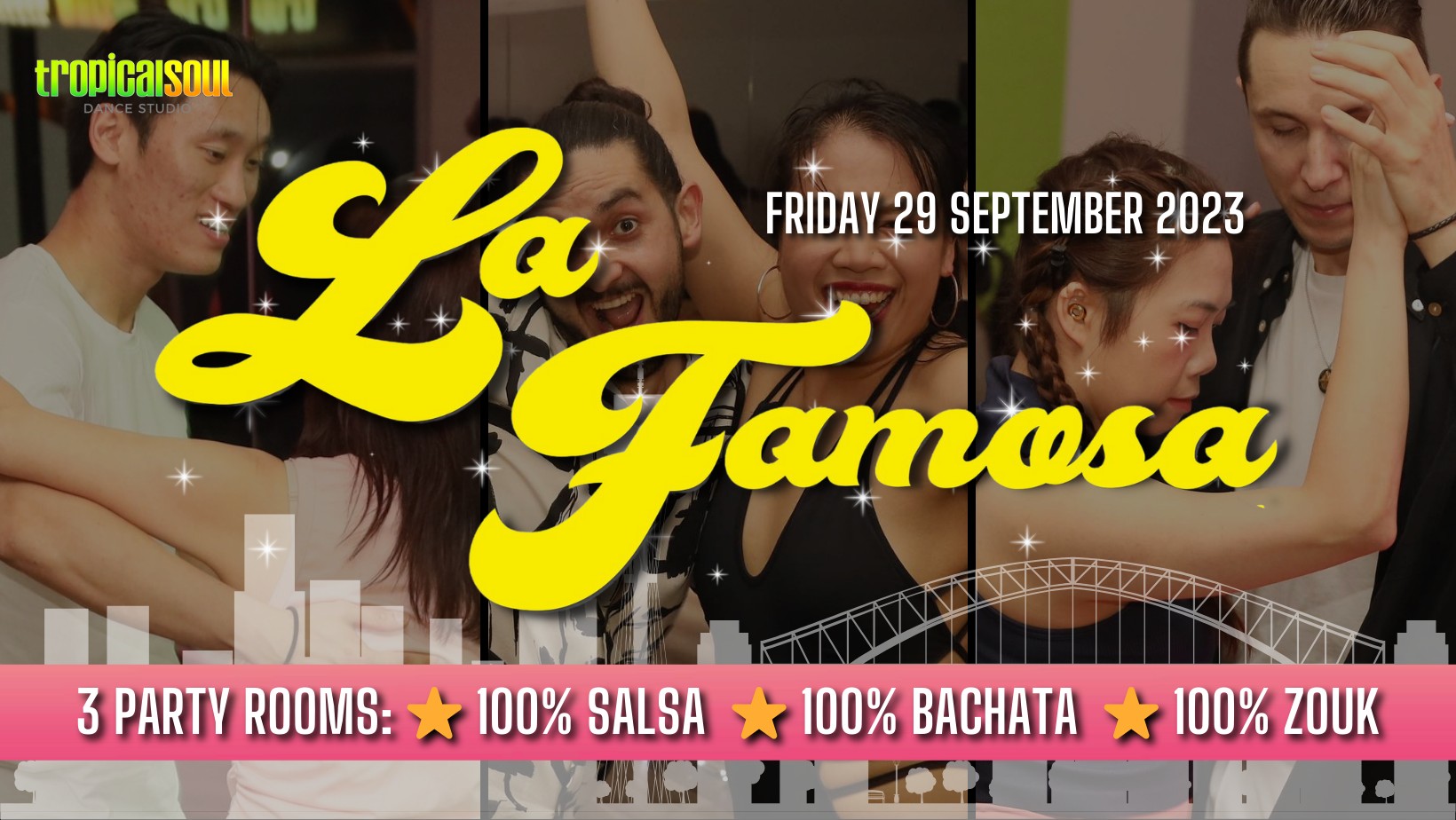 LA FAMOSA: FRI 29 SEP 2023 - SALSA + BACHATA + ZOUK SOCIAL DANCE PARTY