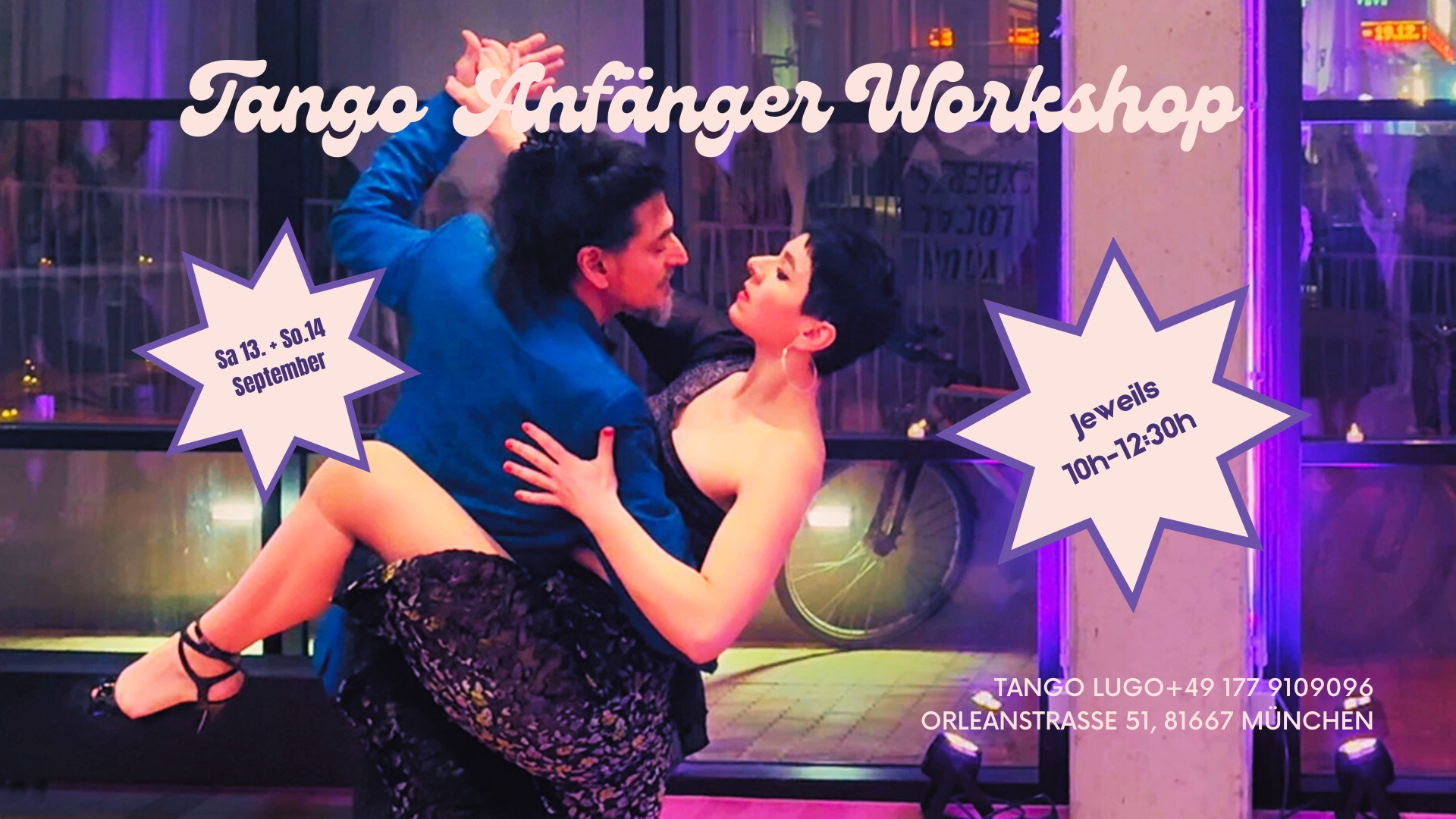 TANGO Anfänger Weekend Workshop - intensiv und easy!