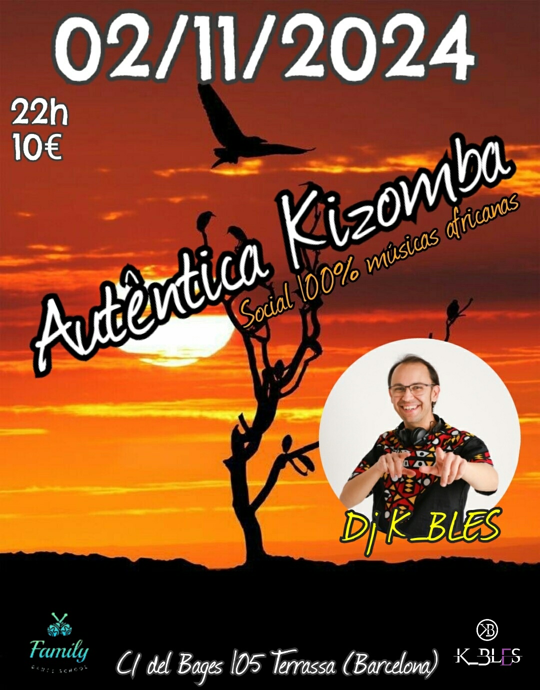 Autêntica Kizomba 02 11 2024 con Dj K_BLES