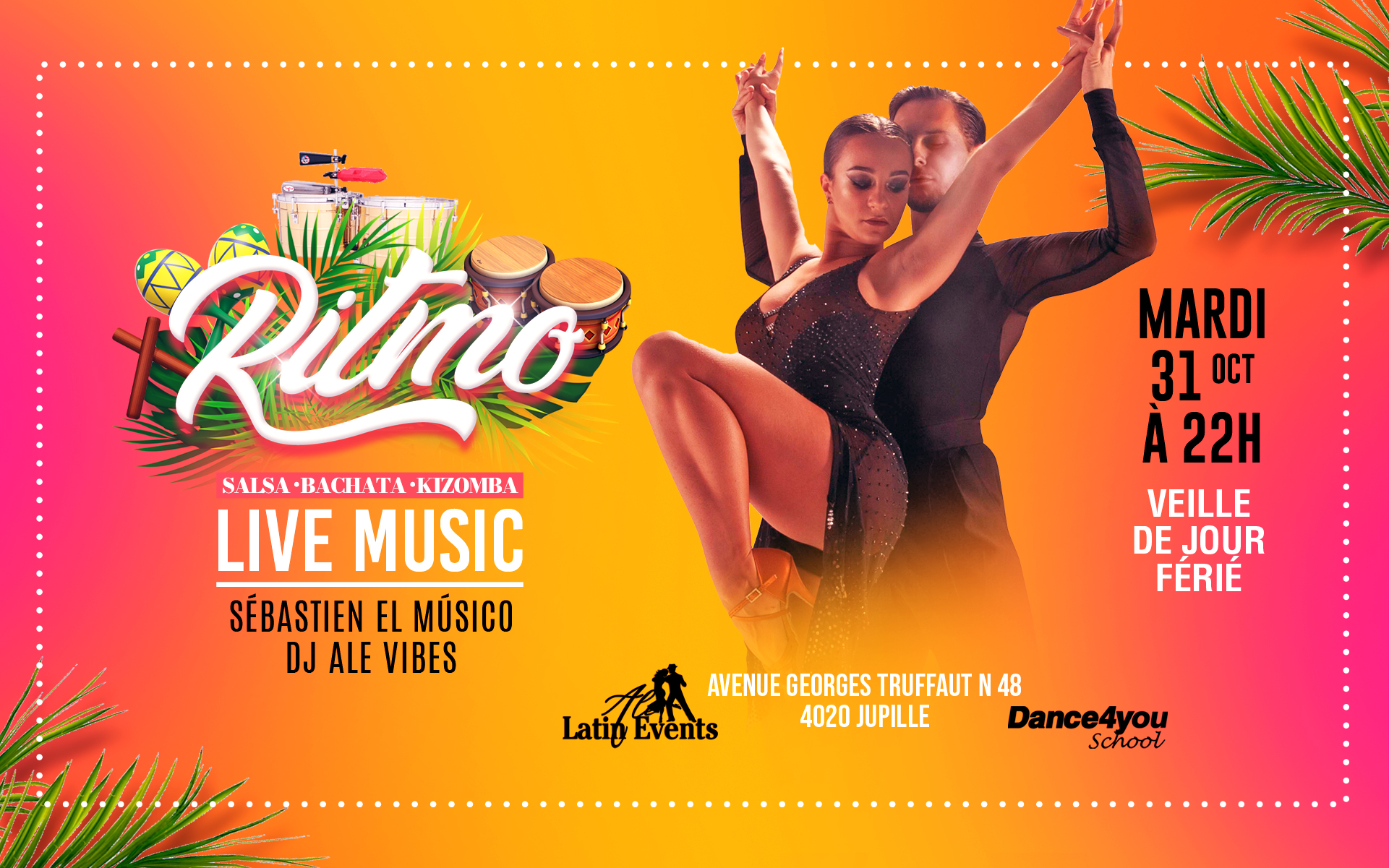 Ritmo - SBK Veille de jour férié MARDI 31 10