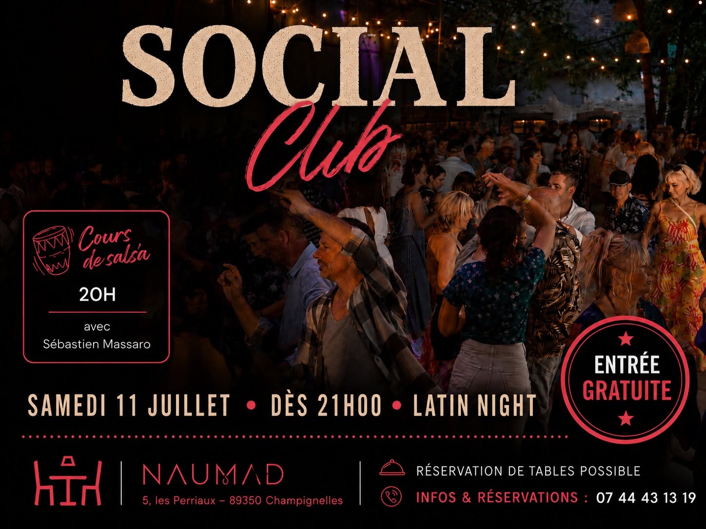 NAUMAD SOCIAL CLUB Latin Night · L'After du Bailando