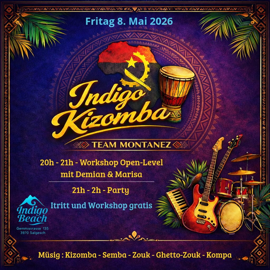 Indigo Kizomba @Indigo Beach - 8 Mai - Start 20h00