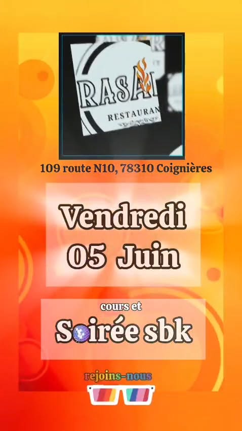 Vendredi 5 juin rdv SBK au Brasarte Coignères entrée libre