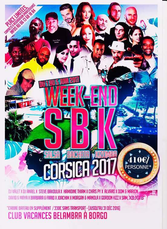 Week-end Salsa, bachata et kizomba Corsica 2017