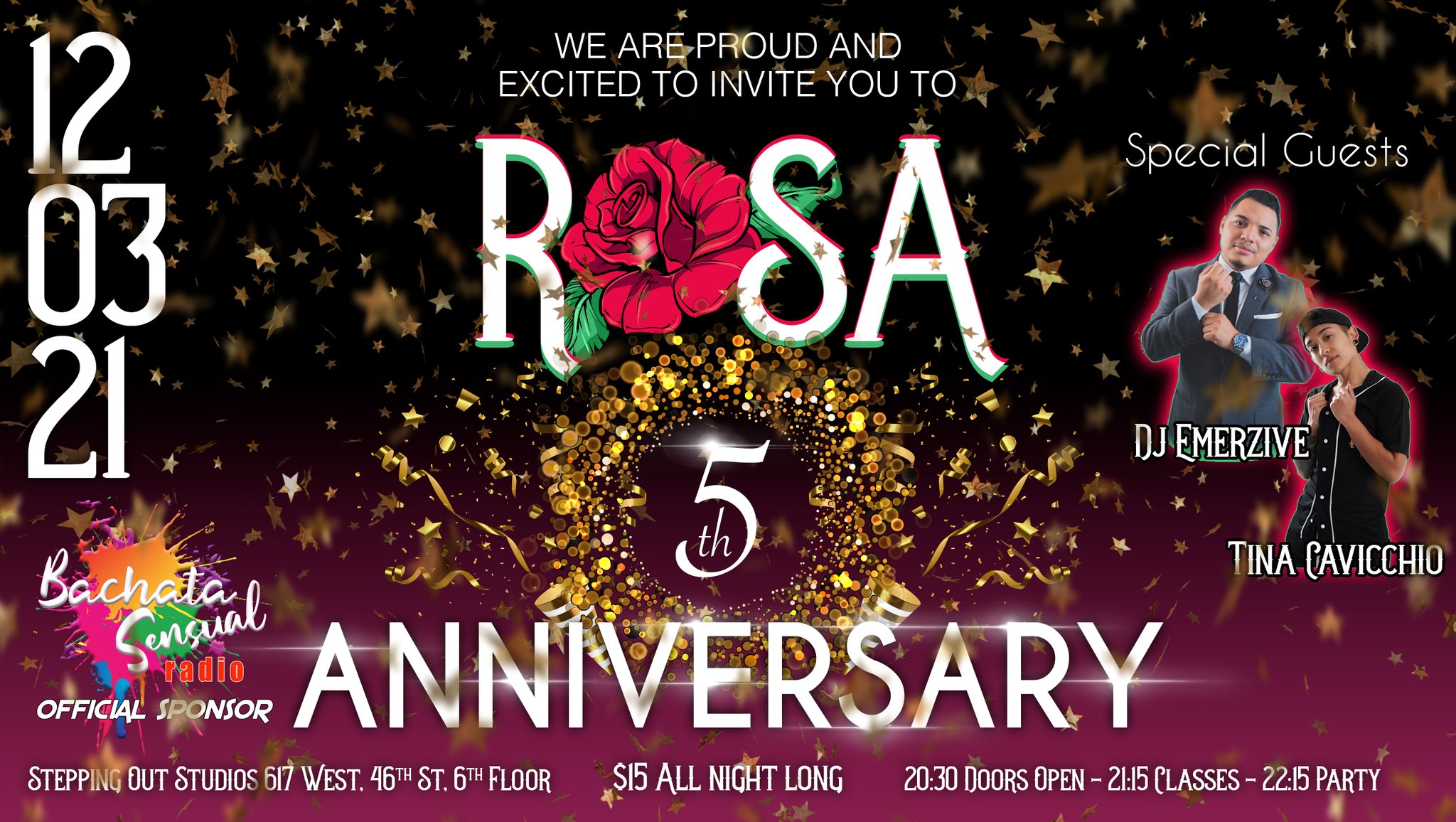 Bachata Rosa 5th Anniversary Celebration!