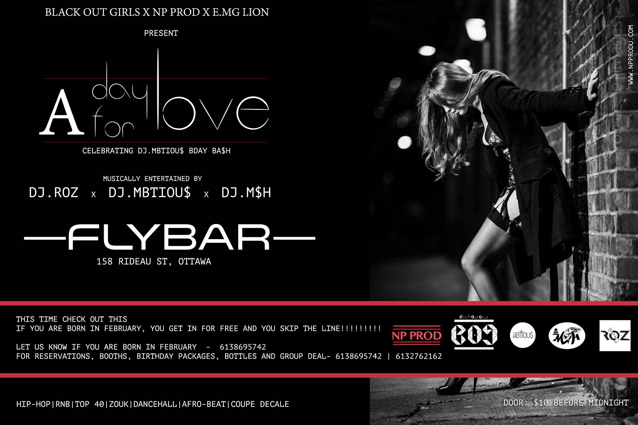 ★A DAY for LOVE ★ DJ.MBTIOU$ BDAY BASH★