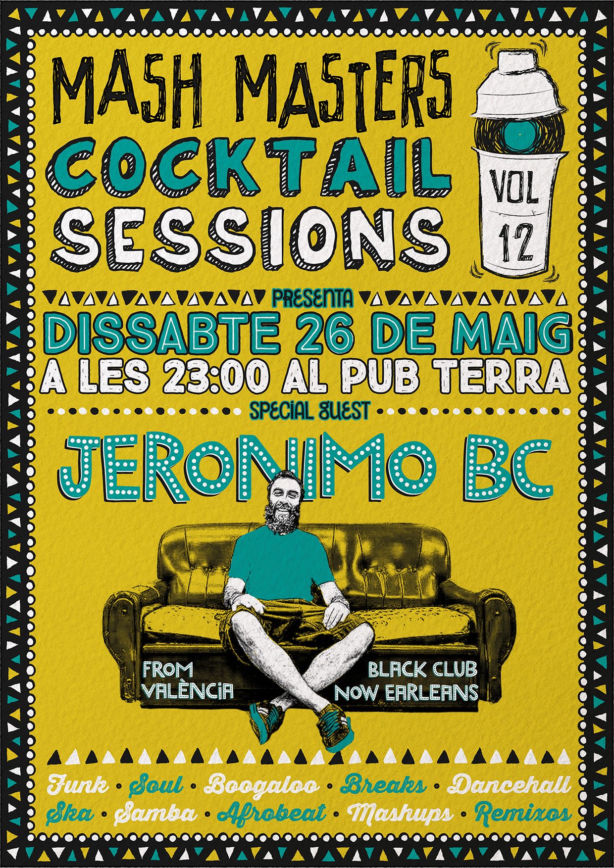 Cocktail Sessions Vol 12 - Jeronimo Bc + Mash Masters -Pub Terra