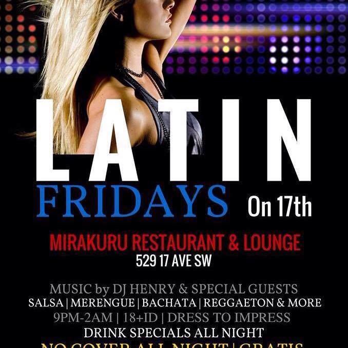 LATIN FRIDAYS ON 17th, "ZINOT TONIZ & ERIKA ZEPADA BDAY BASH"