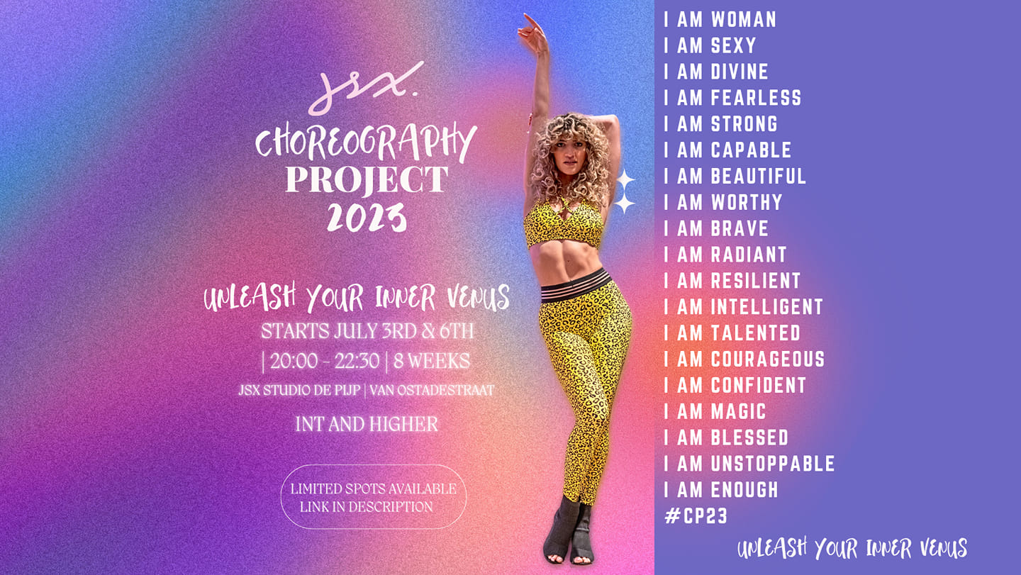 Choreography project 2023 - Unleash YOUR inner Venus with JSX