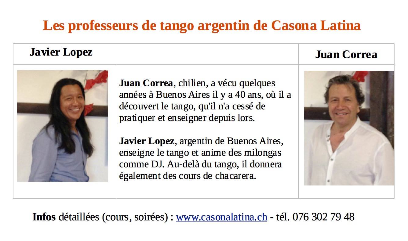 Cours de Tango et Milongas à Casona Latina