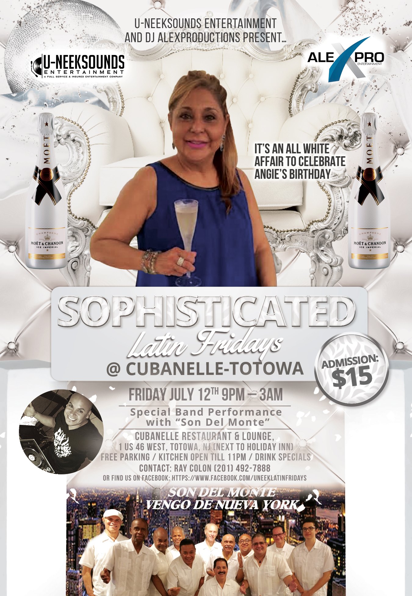 Sophisticated Latin Fridays Celebrating Angie's Birthday!
