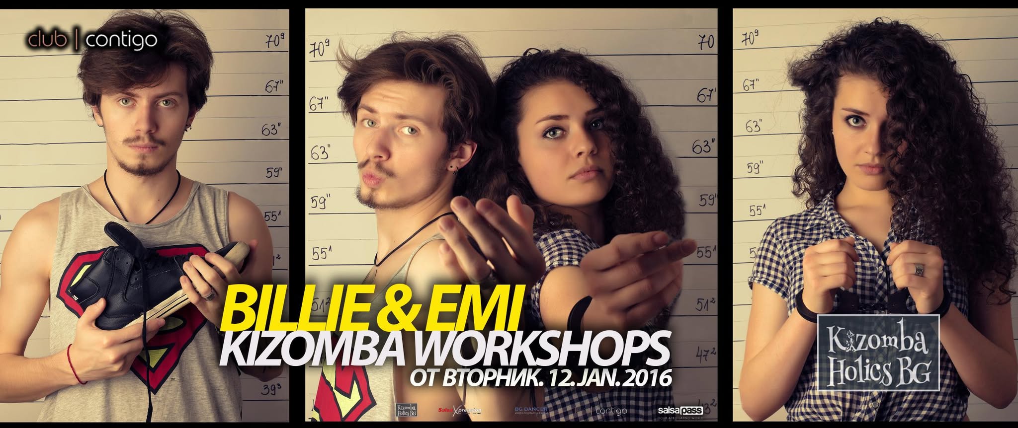 BILLIE & EMY KIZOMBA WORKSHOPS LEVEL 1 and 2 :*