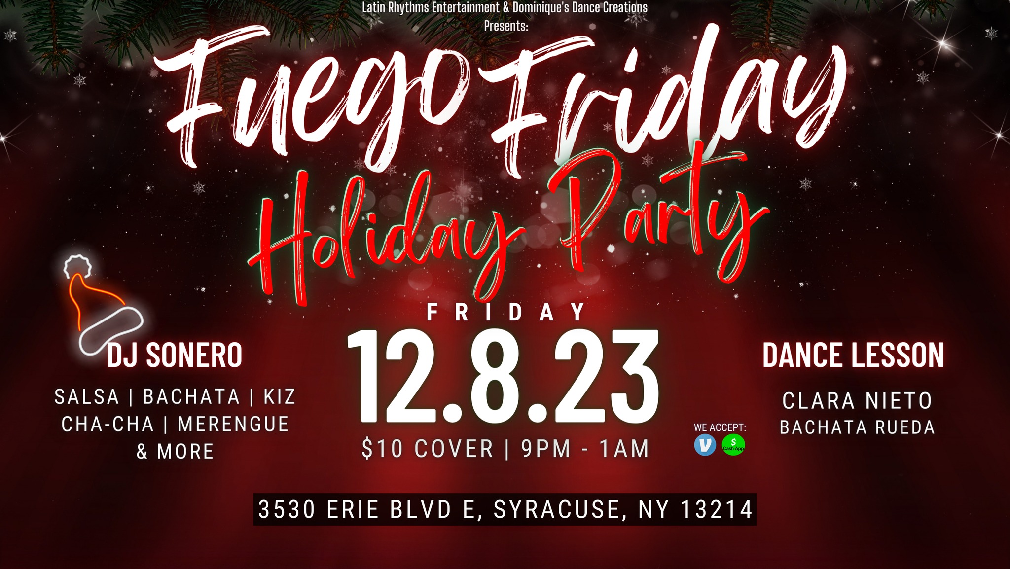 Fuego Friday December 8 Dominique's Dance Creations
