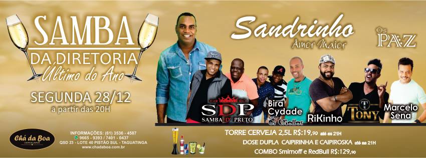 SANDRINHO AMOR MAIOR - OSPAZ - SAMBA DA DIRETORIA -ÚLTIMO DO ANO
