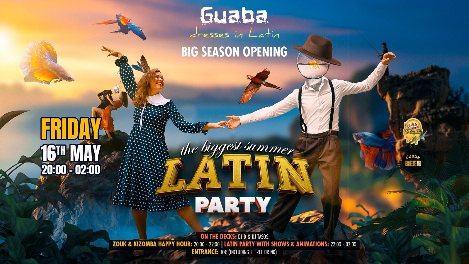 Guaba Dresses In Latin π BIG SEASON OPENING