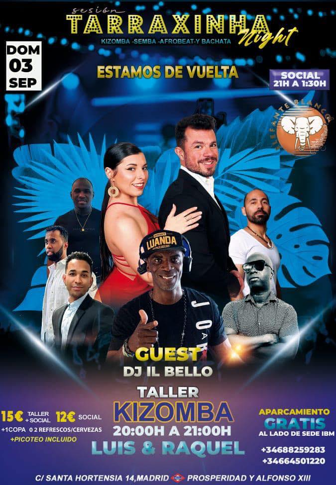 CANCELADO!!! Tarraxinha Night Madrid- Estamos de vuelta ๐๐ฝ๐บ๐ผ
