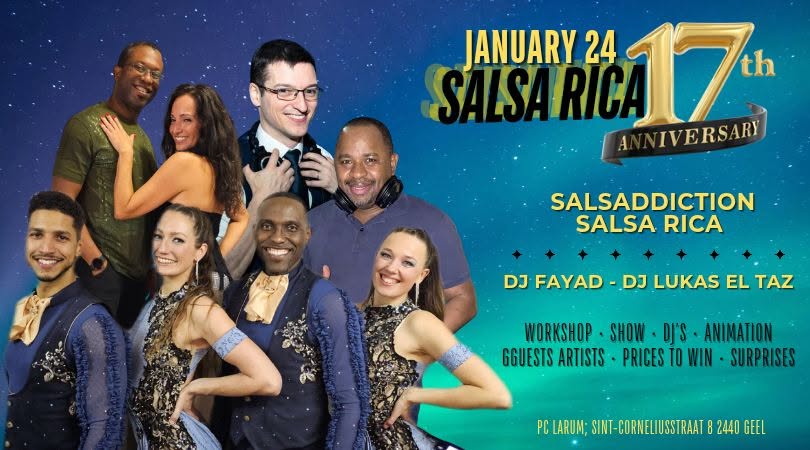Salsa Rica 17th Anniversary 🎉