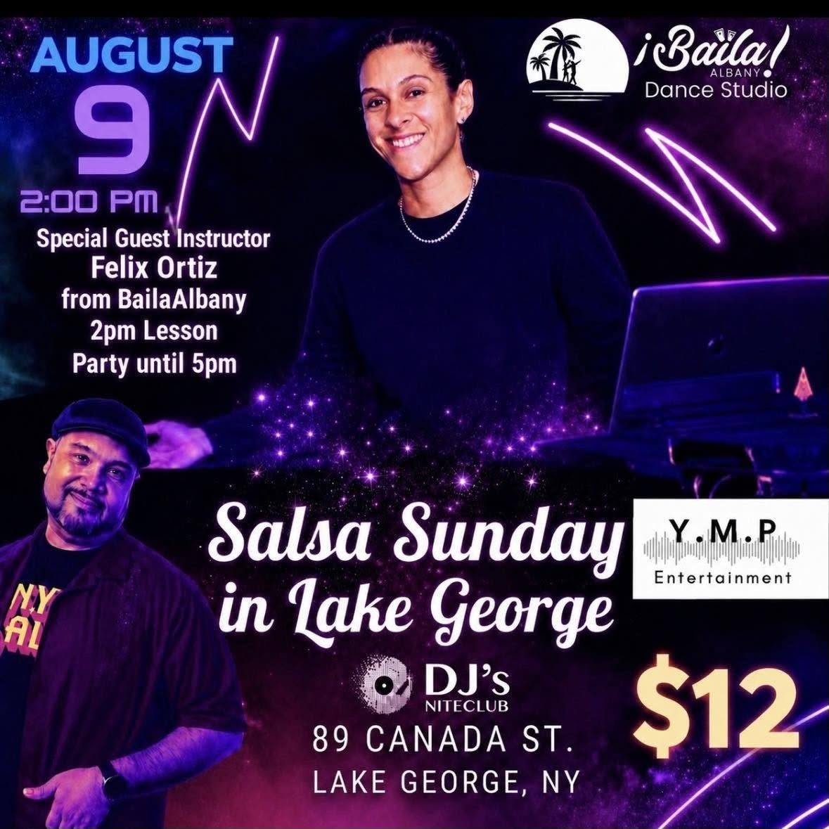 Salsa Sunday in Lake George