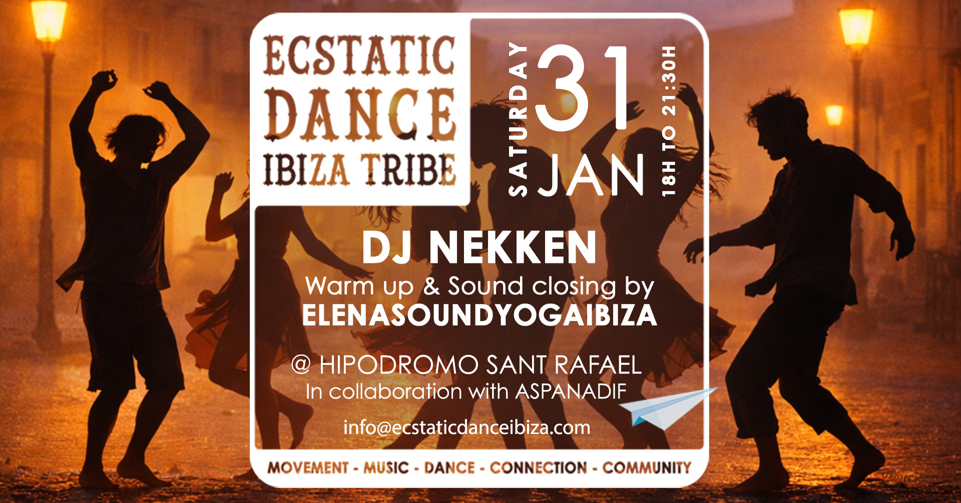 ECSTATIC DANCE IBIZA DJ Nekken & Elena Sound Yoga Ibiza