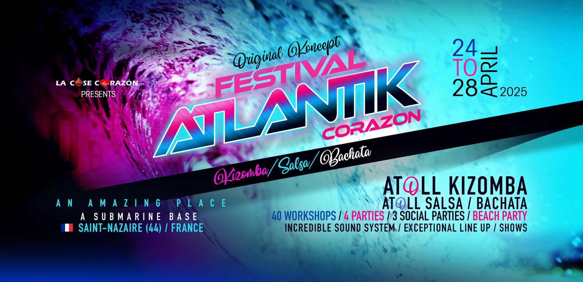 ATLANTIK CORAZON FESTIVAL 2025 โค๏ธOCEAN KIZOMBA BEACH SALSA BACHATA