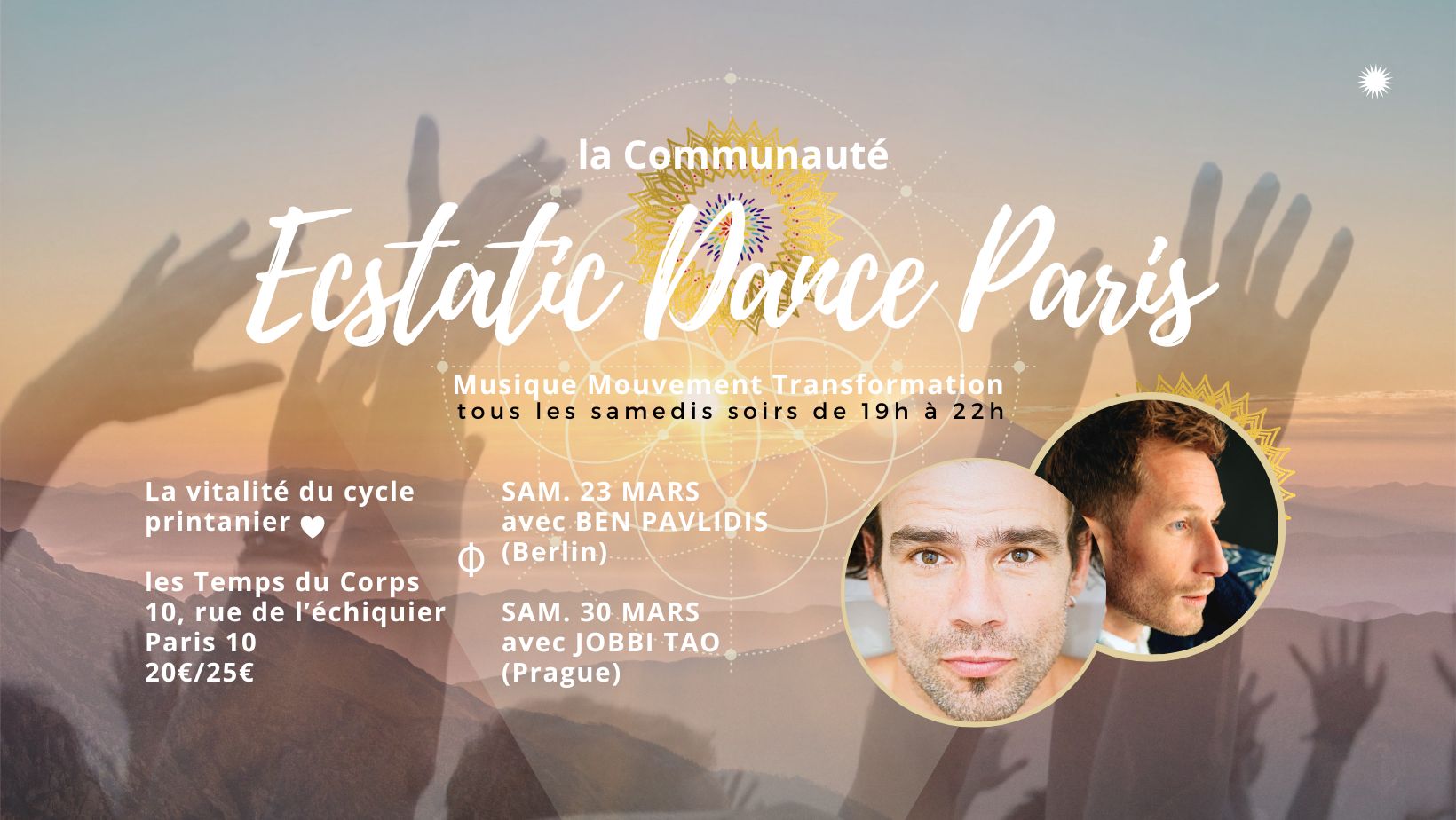 Vivre Ecstatic Dance avec BEN PAVLIDIS ★ ((Berlin))