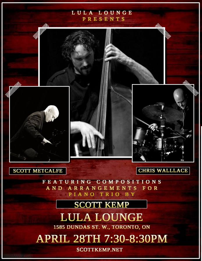 Scott Kemp Trio at Lula Lounge
