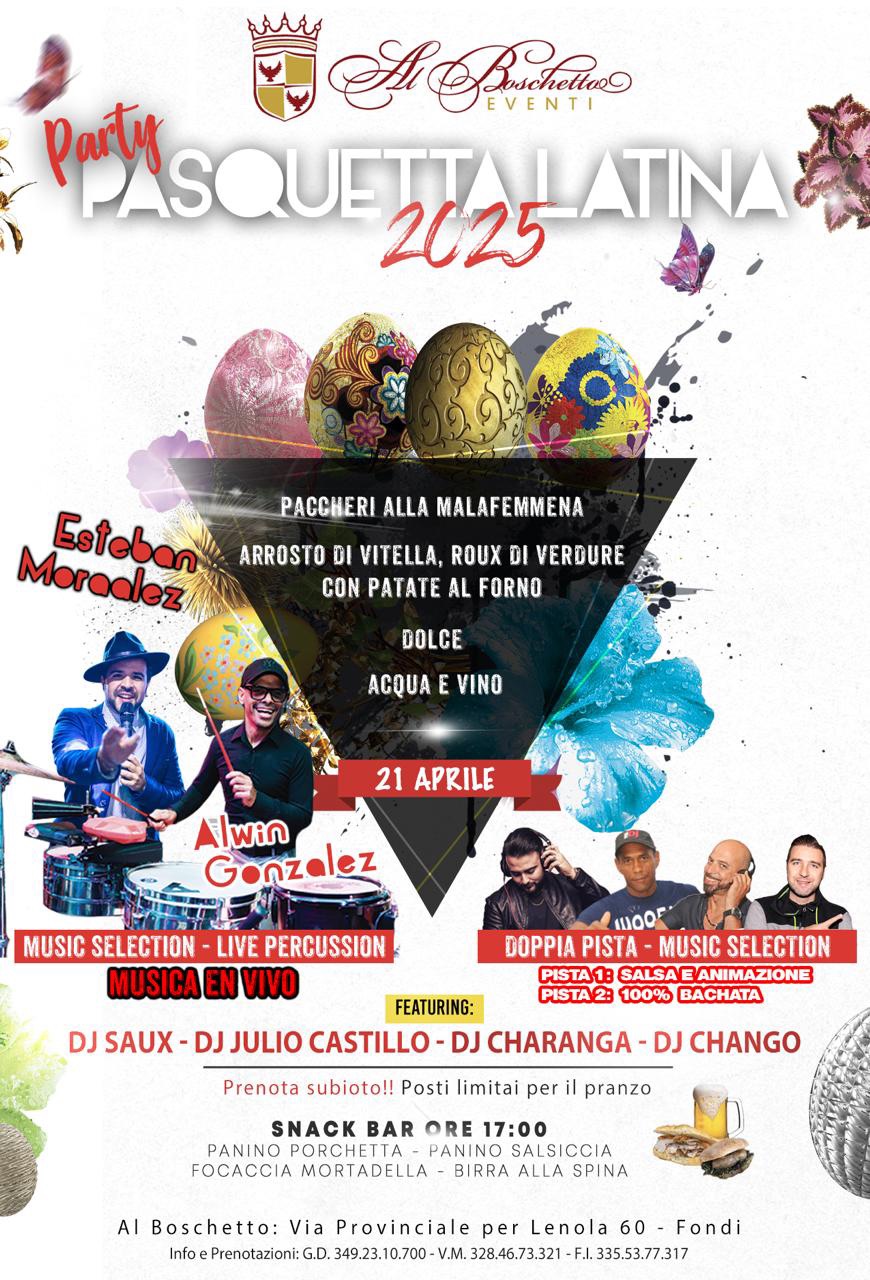 Pasquetta Latina 2025