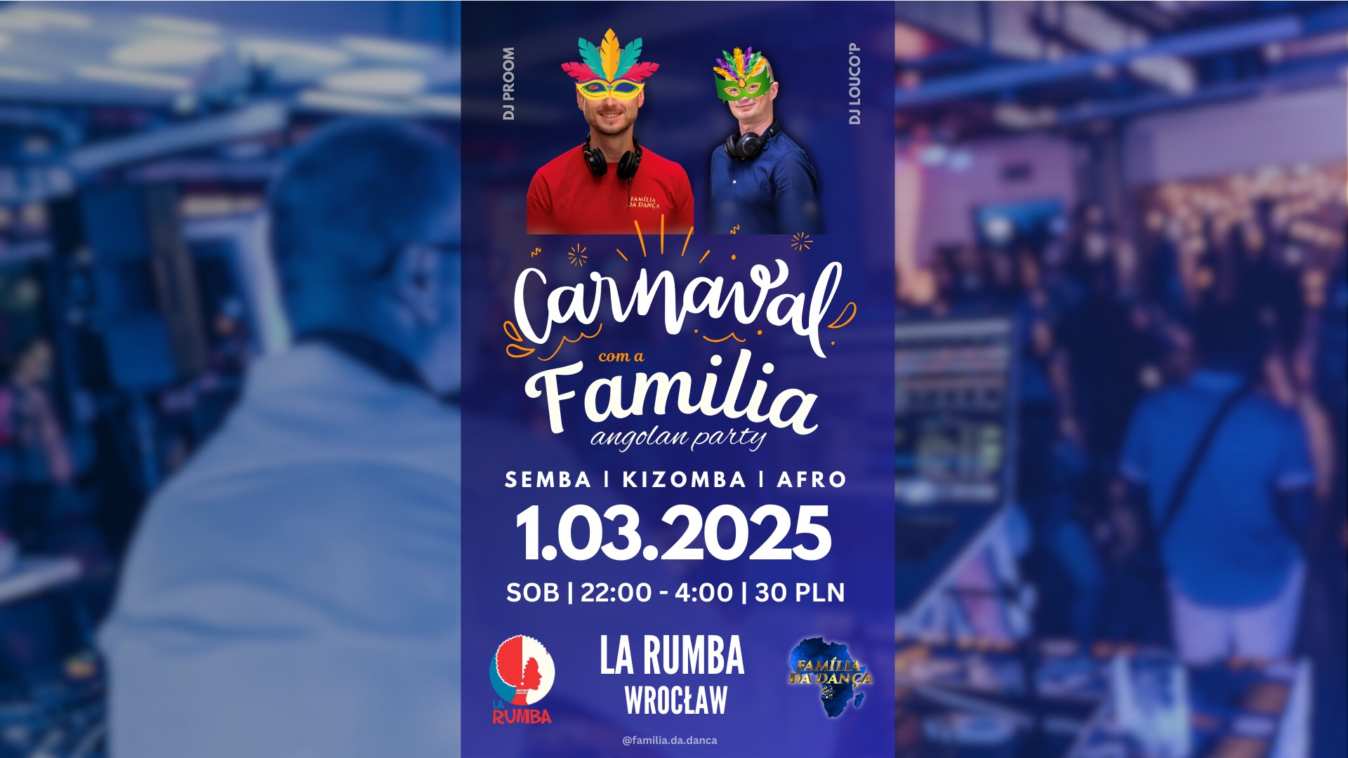 Carnaval com a Familia Karnawał z Familią 1.03.2025 Familia Da Danca
