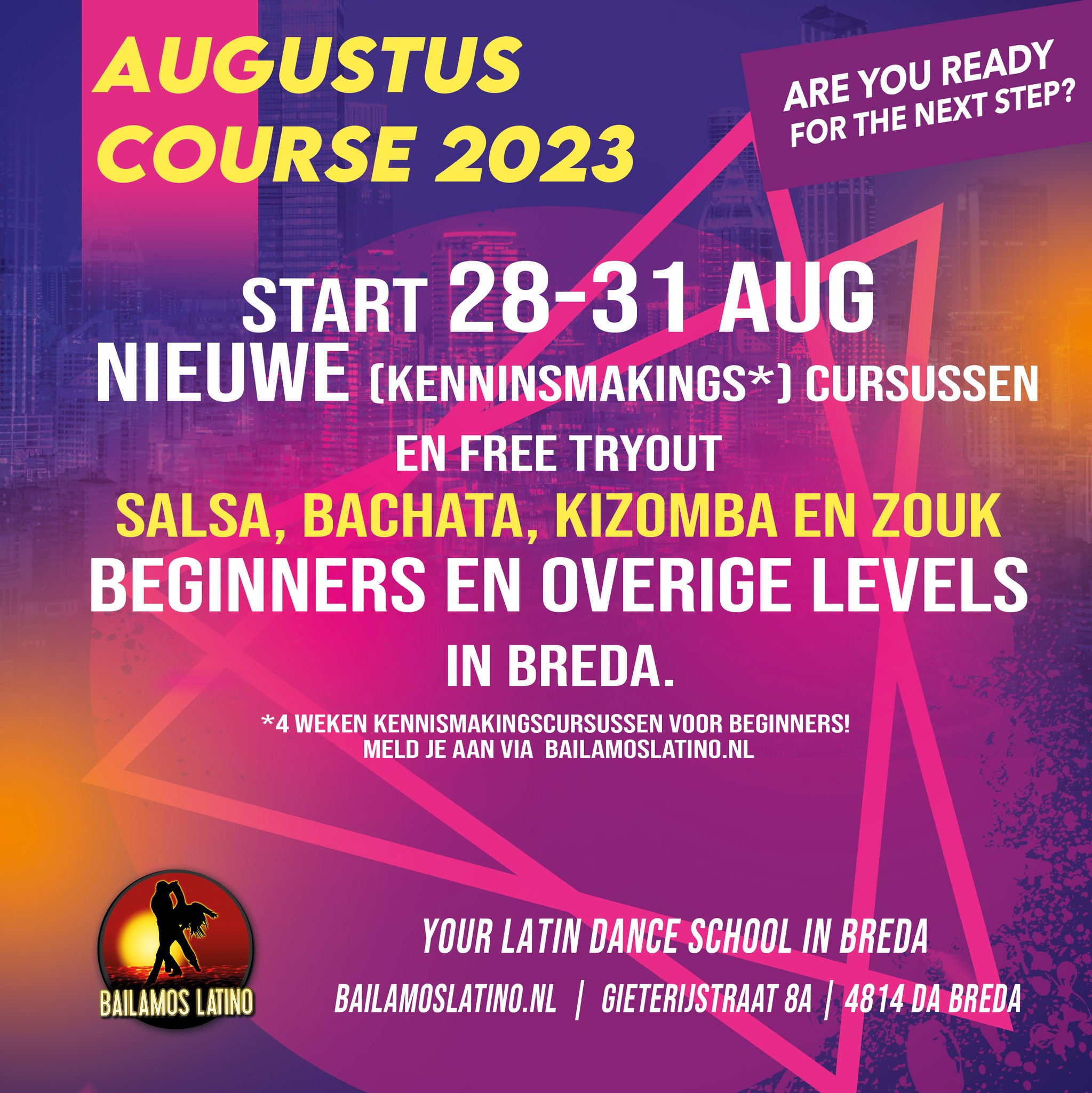 New Classes + FREE TRYOUT Salsa, Bachata, Kizomba & Zouk in Breda