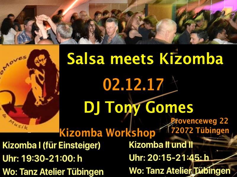 Salsa meets Kizomba mit DJ Tony Gomes