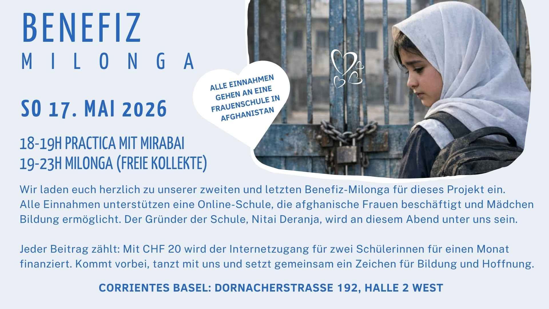 II. Benefiz Milonga für Frauen in Afghanistan