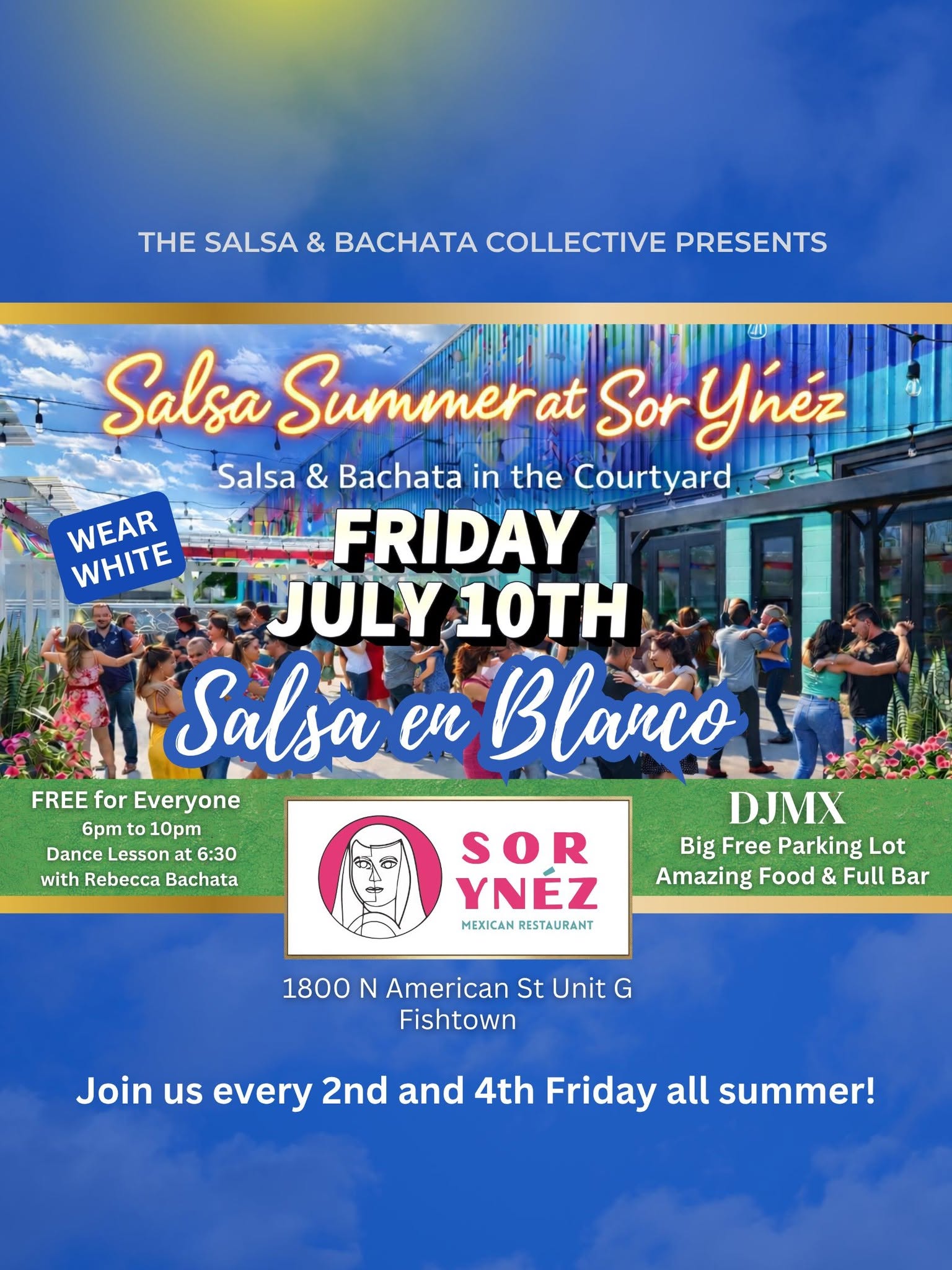 Salsa en Blanco at Sor Ynéz
