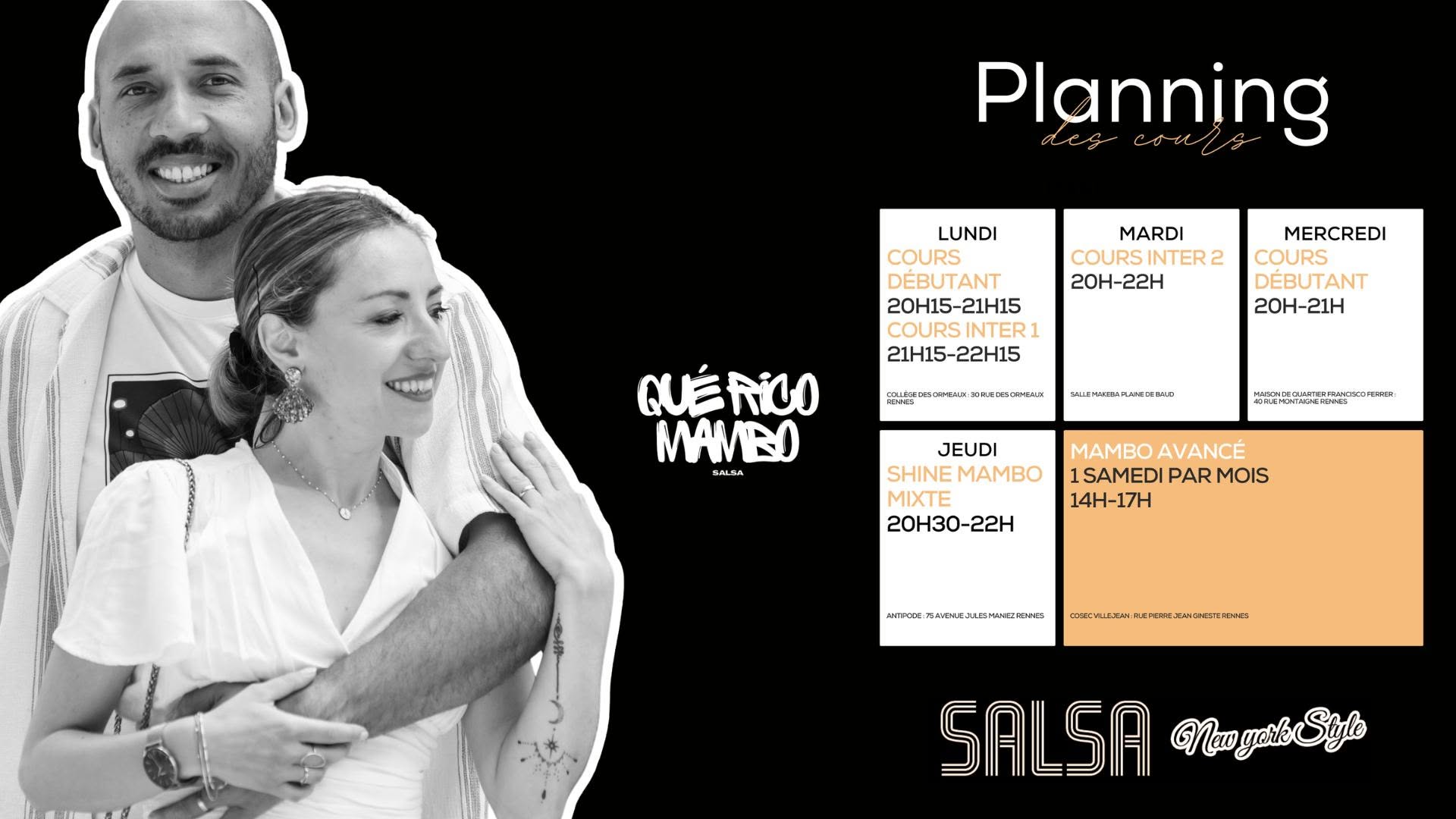 Rentrée Qué Rico MAMBO Salsa