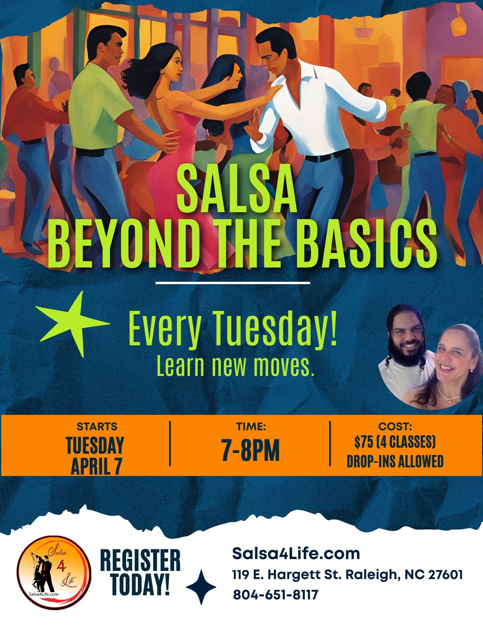 Salsa Beyond The Basics I TUESDAYS I Raleigh