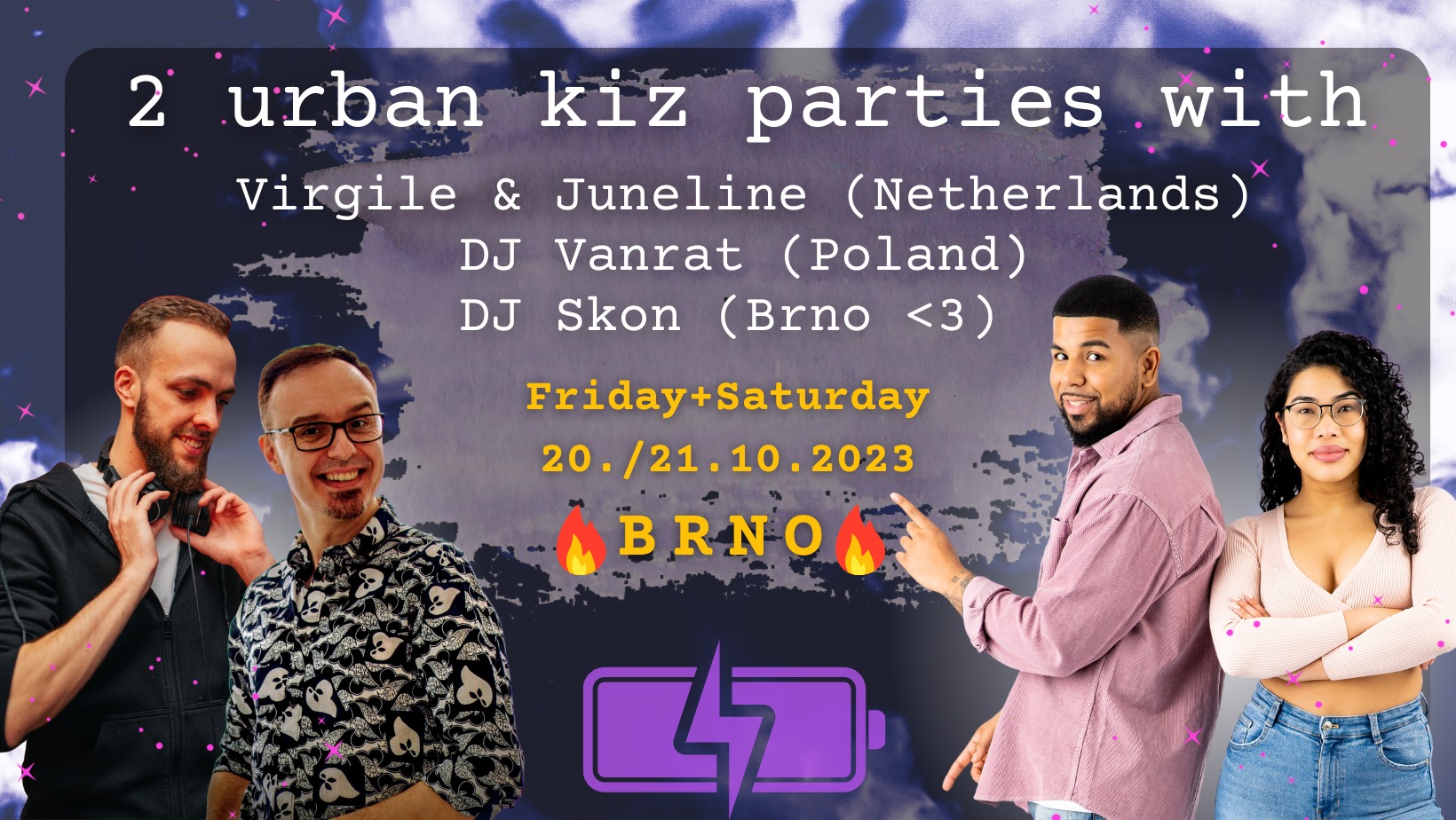 2 Urban Kiz parties in BRNO w guest teachers and DJs