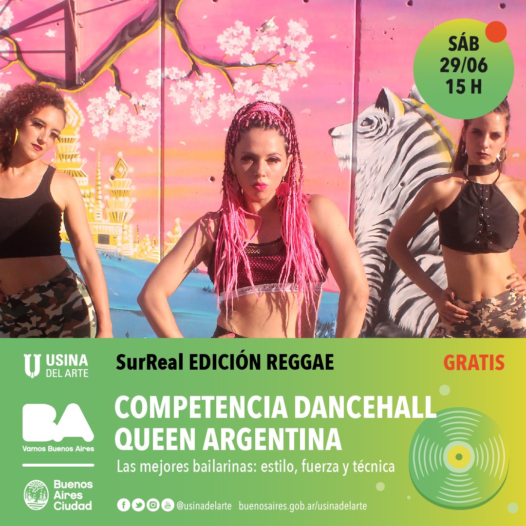 Torneo Dancehall QUEEN Argentina 2019 EventoATP+After Party 23hs