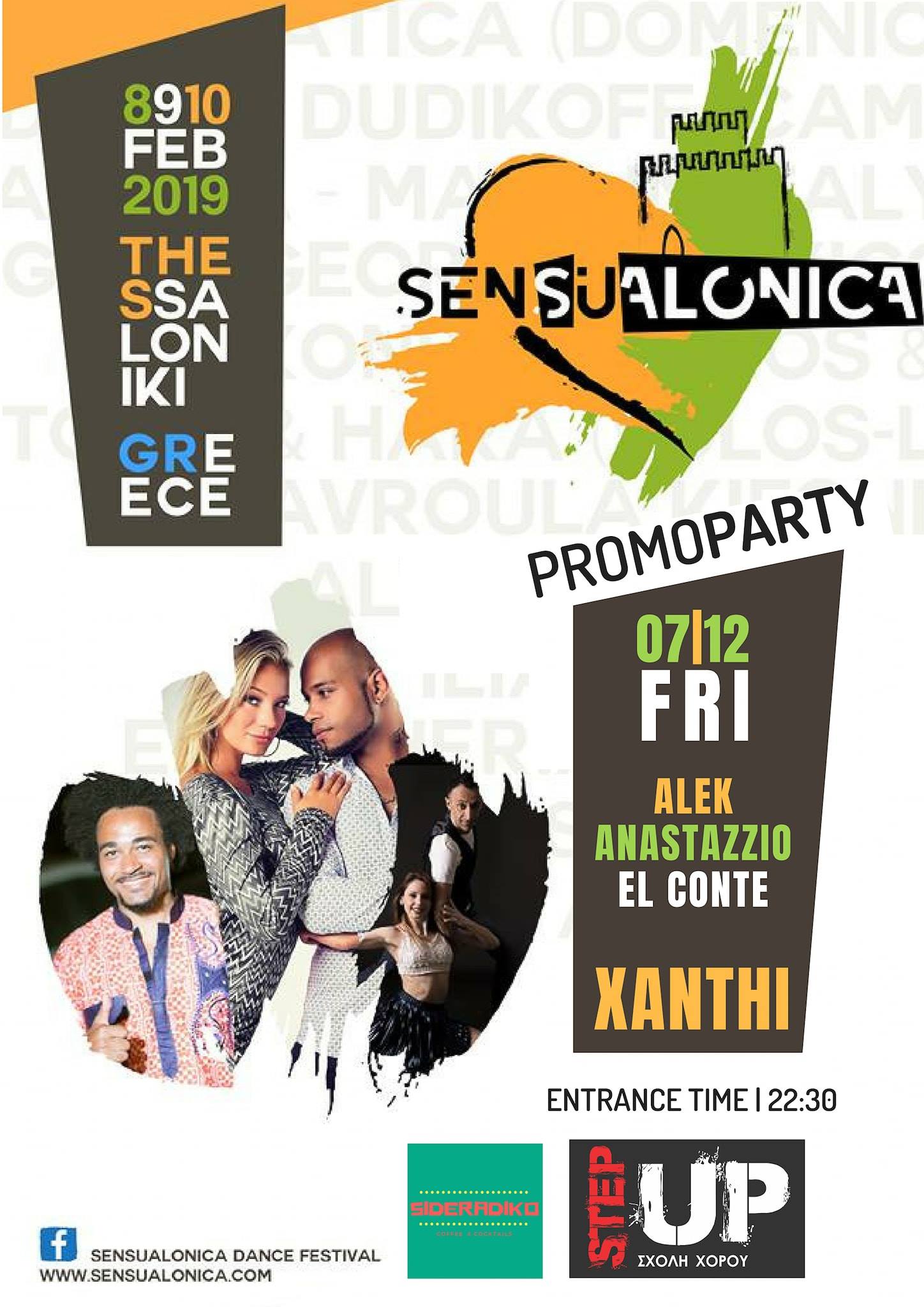 Promo Party Sensualonica Festival By Step UP Xanthi