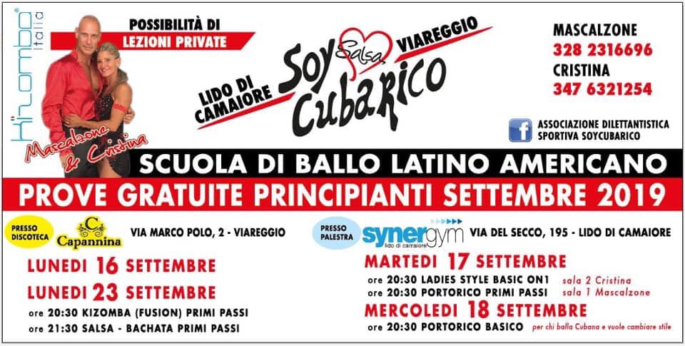 Soy Cubarico si riparte !!!! Palinsesto 2019 2020 Masca e Cri.