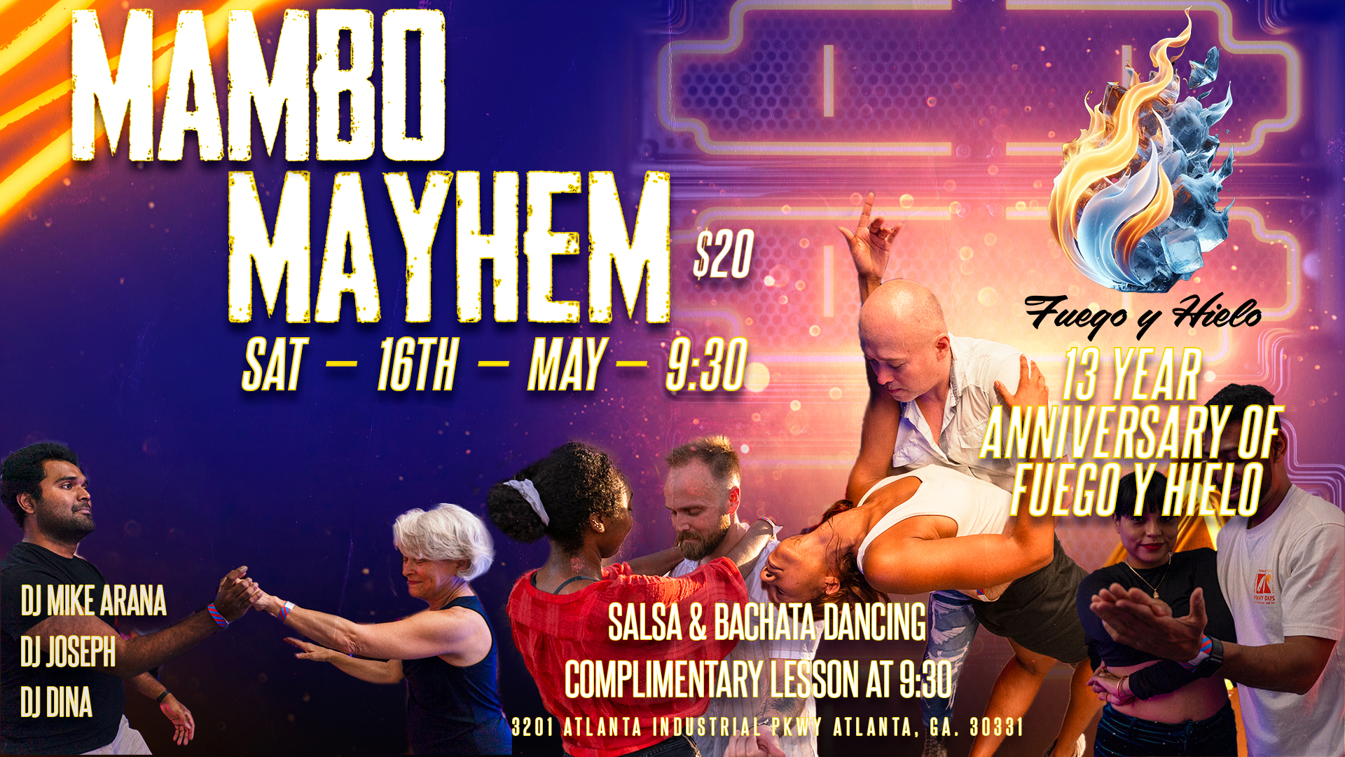 Mambo Mayhem: May (Celebrating 13 years of Fuego Y Hielo!)