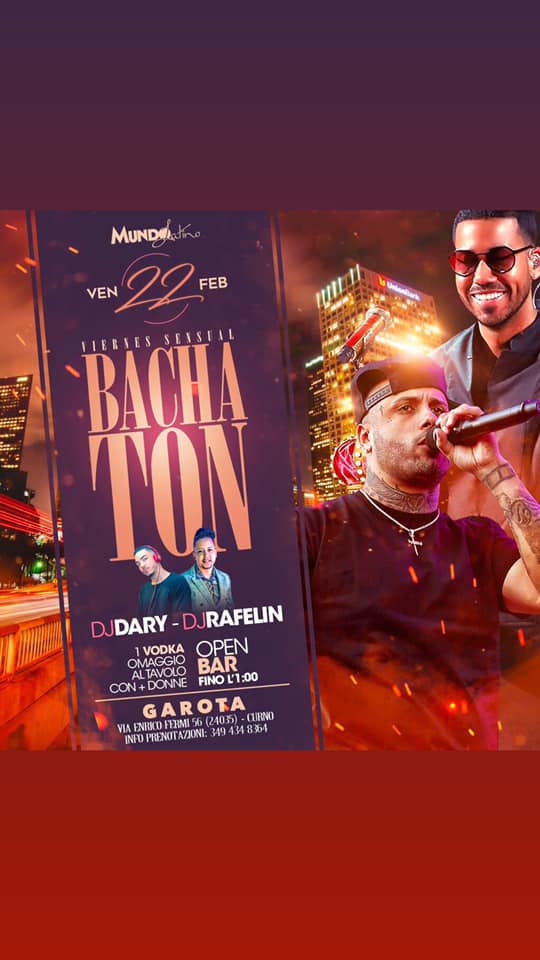 Viernes Sensual Bachaton Open Bar