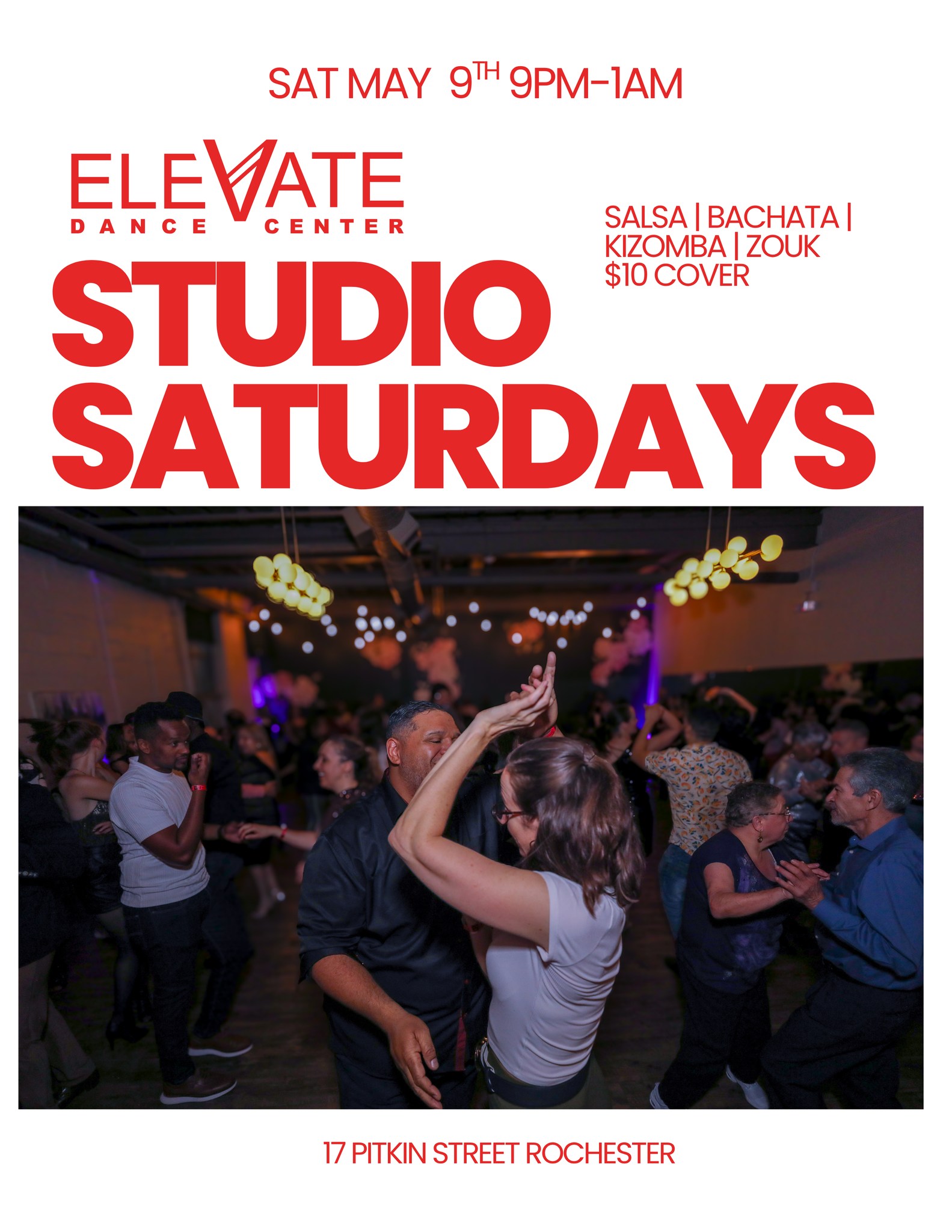 Studio Saturdays at Elevate - THIS Saturday 9pm-1am! Bachata Lesson