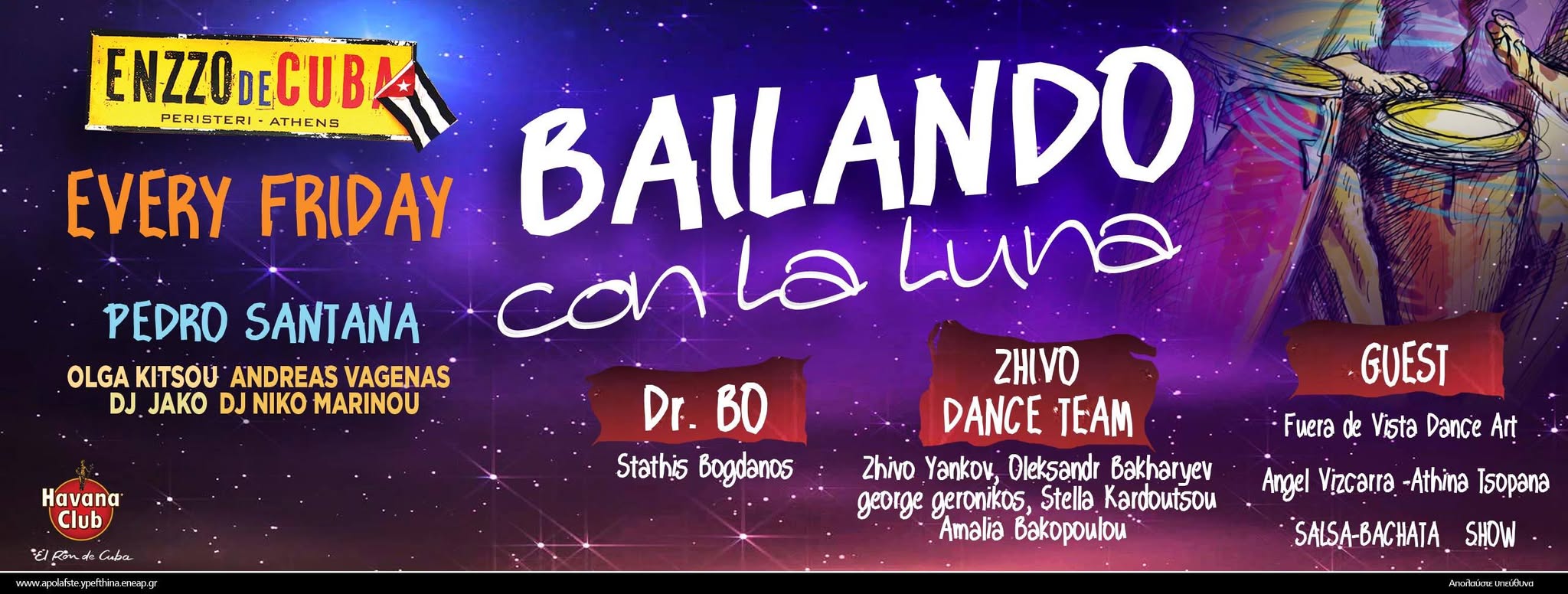 BAILANDO CON LA LUNA- ENZZO DE CUBA-EVERY FRIDAY