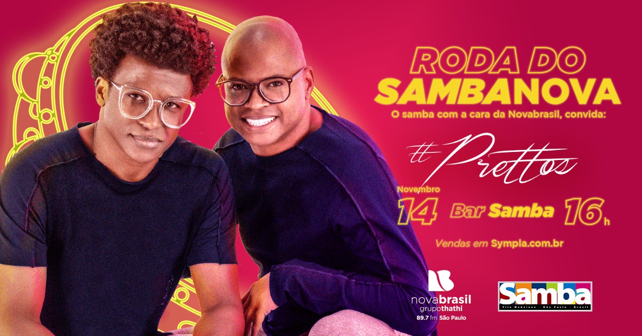 Roda do Sambanova convida Prettos Bar Samba