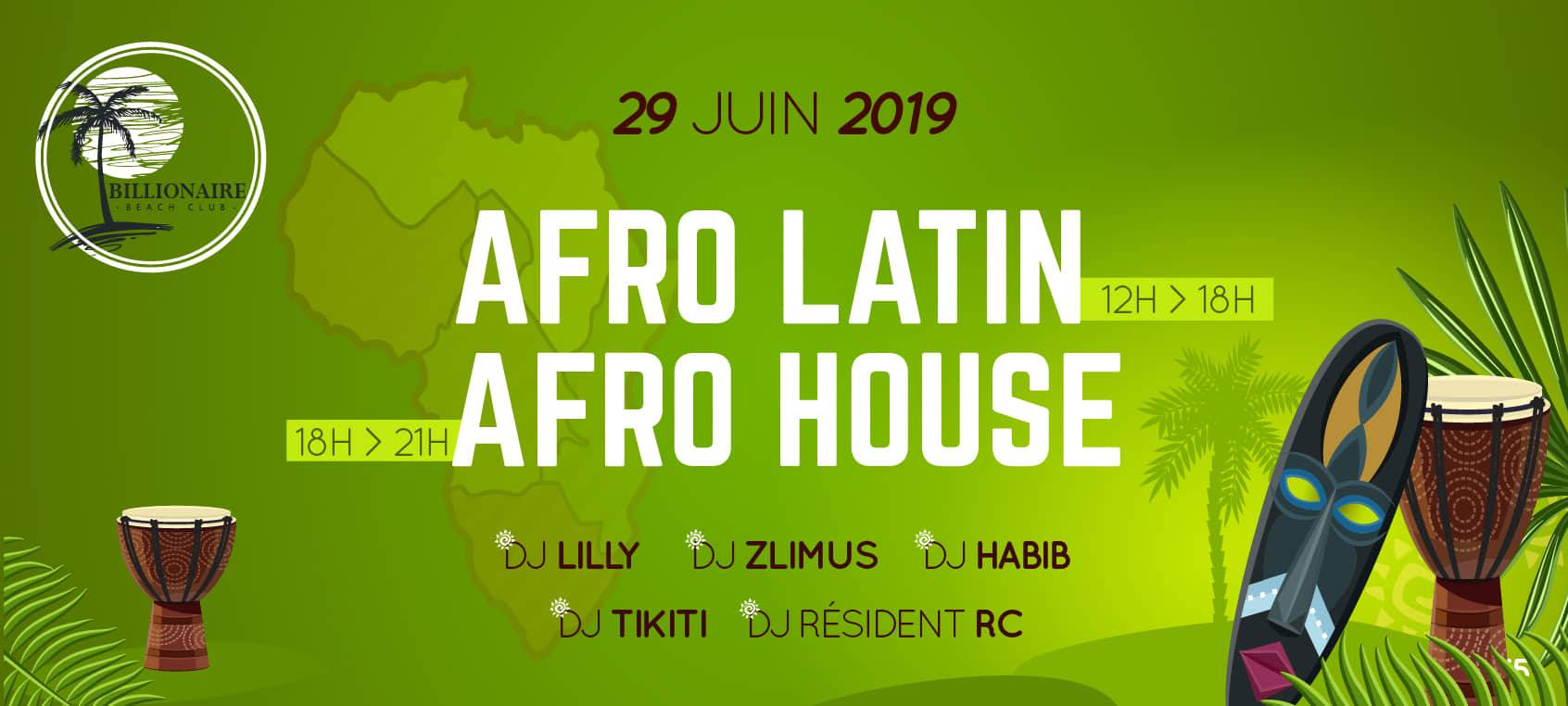 Billionaire Beach Club Afro Latin Party