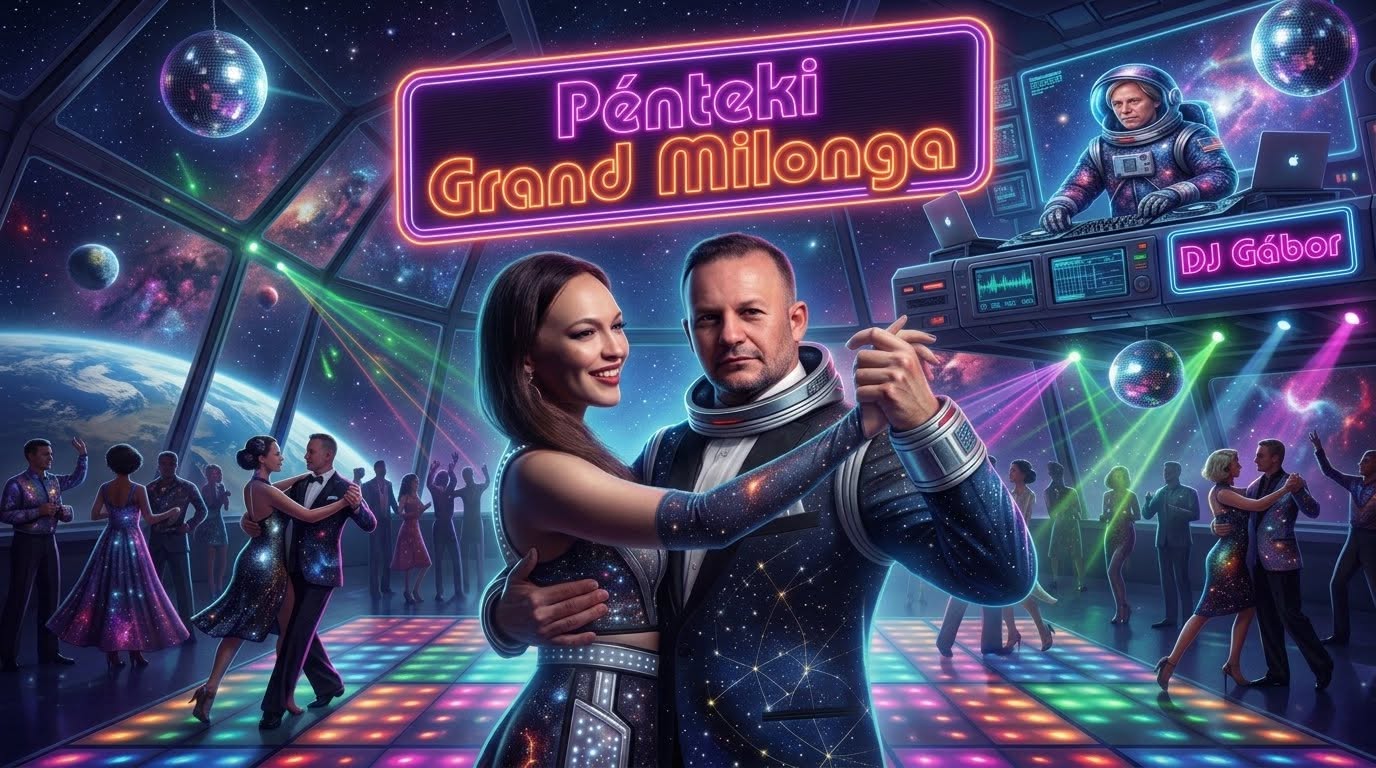 Űrdiszkó Pénteki Grand Milonga 🪐🪩